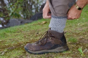 Lyme Disease Prevention, Protecting Against Ticks by Tucking Pants into Socks